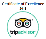 TripAdvisor Certificate of Excellence
